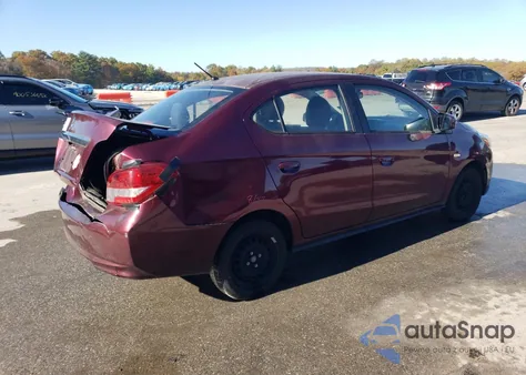 2020 Mitsubishi Mirage G4 Es z USA, uszkodzony, nr VIN ML32F3FJ7LHF09846